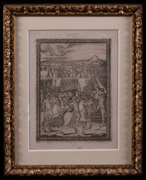 Condottiero romano che arringa i cavalieri  - Asta Parade I - Arredi e Dipinti Antichi - Associazione Nazionale - Case d'Asta italiane