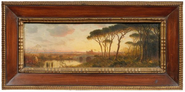 Paesaggio al tramonto  - Asta Parade I - Arredi e Dipinti Antichi - Associazione Nazionale - Case d'Asta italiane
