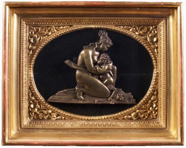 Ninfa che allatta un piccolo fauno  - Asta Parade I - Arredi e Dipinti Antichi - Associazione Nazionale - Case d'Asta italiane