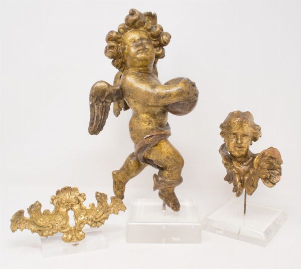 Due sculture e una bocchetta  - Asta Parade I - Arredi e Dipinti Antichi - Associazione Nazionale - Case d'Asta italiane