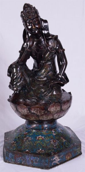 Scultura in metallo brunito  - Asta Parade I - Arredi e Dipinti Antichi - Associazione Nazionale - Case d'Asta italiane