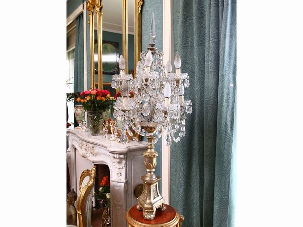 Girandole in legno intagliato e dorato  - Asta House Sale: La casa fiorentina di un collezionista - Associazione Nazionale - Case d'Asta italiane