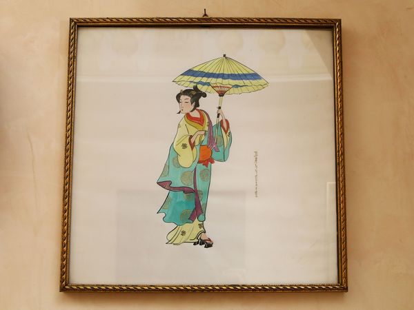 Figurini di moda giapponesi  - Asta House Sale: La casa fiorentina di un collezionista - Associazione Nazionale - Case d'Asta italiane