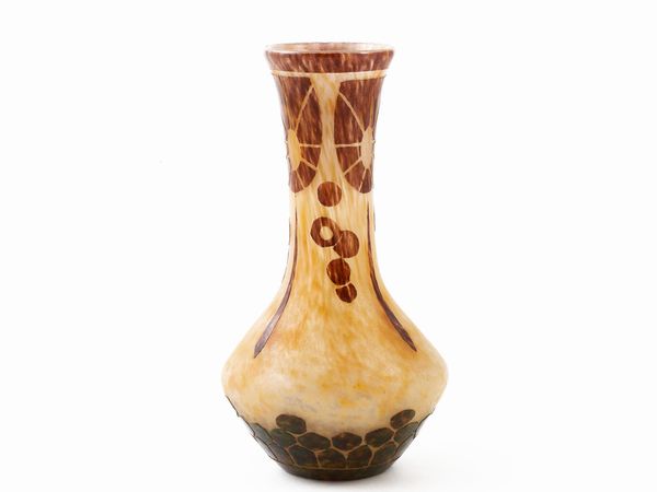 Vasetto Schneider Le Verre Fran�aise decoro Annel�  - Asta House Sale: La casa fiorentina di un collezionista - Associazione Nazionale - Case d'Asta italiane