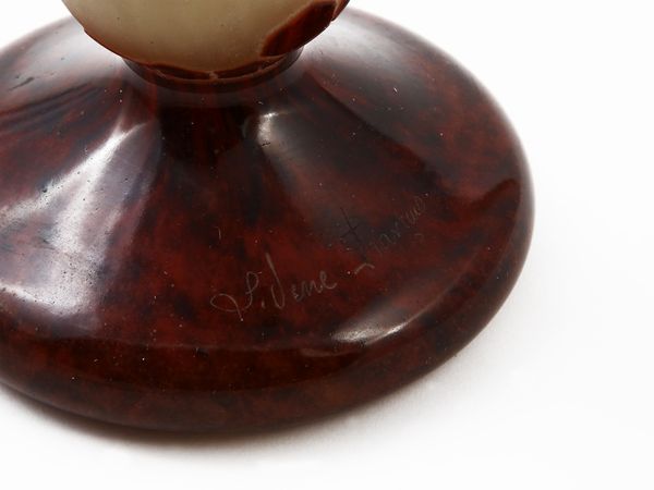 Vaso Schneider Le Verre Fran�ais decoro Vigne  - Asta House Sale: La casa fiorentina di un collezionista - Associazione Nazionale - Case d'Asta italiane