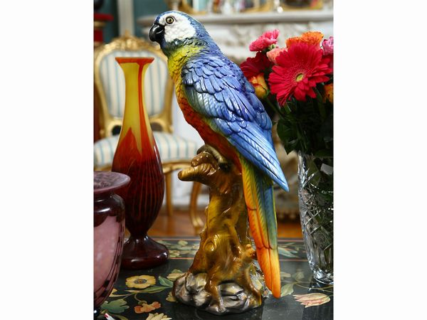 Grande gruppo in terraglia policroma di Bassano  - Asta House Sale: La casa fiorentina di un collezionista - Associazione Nazionale - Case d'Asta italiane