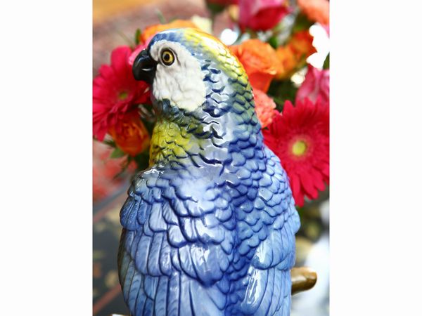 Grande gruppo in terraglia policroma di Bassano  - Asta House Sale: La casa fiorentina di un collezionista - Associazione Nazionale - Case d'Asta italiane