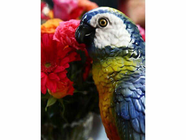 Grande gruppo in terraglia policroma di Bassano  - Asta House Sale: La casa fiorentina di un collezionista - Associazione Nazionale - Case d'Asta italiane