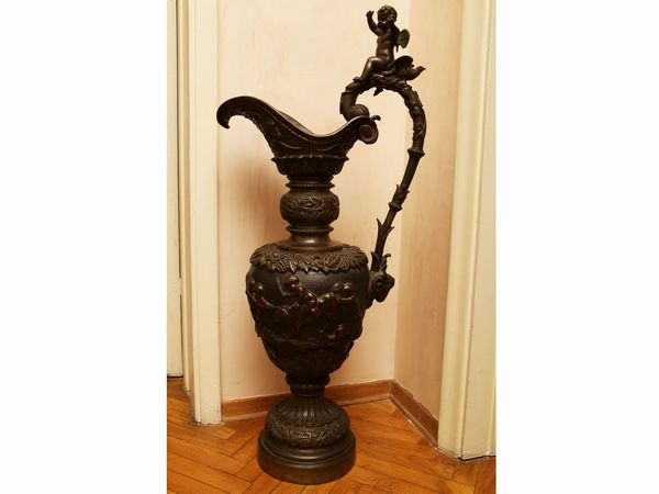 Coppia di grandi vasi ad anfora in bronzo  - Asta House Sale: La casa fiorentina di un collezionista - Associazione Nazionale - Case d'Asta italiane