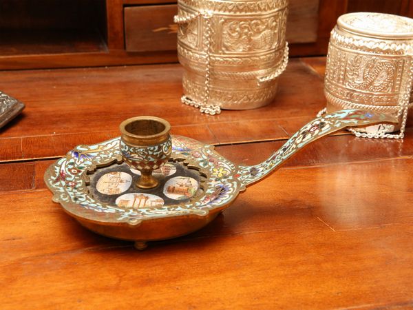 Bugia in smalti cloisonn� e micromosaici romani  - Asta House Sale: La casa fiorentina di un collezionista - Associazione Nazionale - Case d'Asta italiane