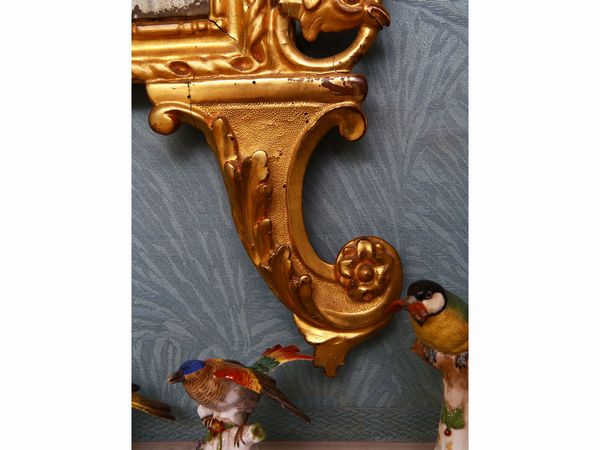 Piccola specchiera in legno dorato  - Asta House Sale: La casa fiorentina di un collezionista - Associazione Nazionale - Case d'Asta italiane