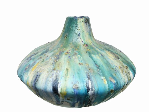 ,Marcello Fantoni : Grande vaso a bulbo in ceramica invetriata, 1969  - Asta House Sale: La casa fiorentina di un collezionista - Associazione Nazionale - Case d'Asta italiane