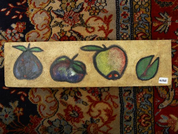 ,Marcello Fantoni : Placca in ceramica, 1968  - Asta House Sale: La casa fiorentina di un collezionista - Associazione Nazionale - Case d'Asta italiane