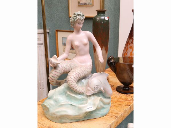 ,Clelia Bertetti : Sirena, Le Bertetti  - Asta House Sale: La casa fiorentina di un collezionista - Associazione Nazionale - Case d'Asta italiane