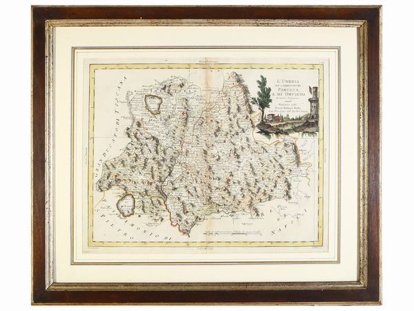 ,Antonio Zatta : L'Umbria ed i territori di Perugia e Orvieto  - Asta House Sale: La casa fiorentina di un collezionista - Associazione Nazionale - Case d'Asta italiane