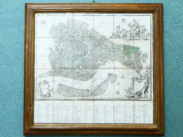 ,Lodovico Ughi : Iconografica rappresentatione della inclita citt� di Venezia  - Asta House Sale: La casa fiorentina di un collezionista - Associazione Nazionale - Case d'Asta italiane