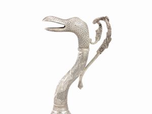 Grande caraffa in argento per l'acqua di rose  - Asta House Sale: La casa fiorentina di un collezionista - Associazione Nazionale - Case d'Asta italiane