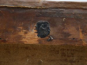 ,Scuola fiamminga del XVIII secolo : Interno di taverna con personaggi e cane  - Asta House Sale: La casa fiorentina di un collezionista - Associazione Nazionale - Case d'Asta italiane