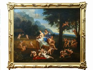 ,Da Francesco Albani, XVIII/XIX secolo - Trionfo di Flora, Berecinzia, Cerere e Bacco / Trionfo di Galatea