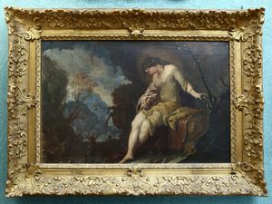 ,Scuola francese - Maddalena penitente