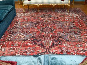 Grande tappeto Heritz di vecchia manifattura  - Asta House Sale: La casa fiorentina di un collezionista - Associazione Nazionale - Case d'Asta italiane