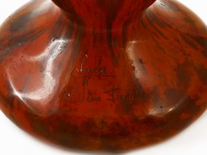 Vaso Le Verre Fran�ais docoro Foug�res  - Asta House Sale: La casa fiorentina di un collezionista - Associazione Nazionale - Case d'Asta italiane