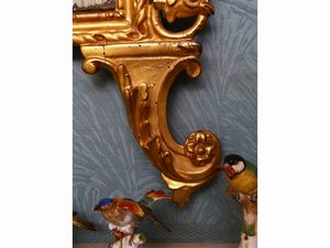 Piccola specchiera in legno dorato  - Asta House Sale: La casa fiorentina di un collezionista - Associazione Nazionale - Case d'Asta italiane