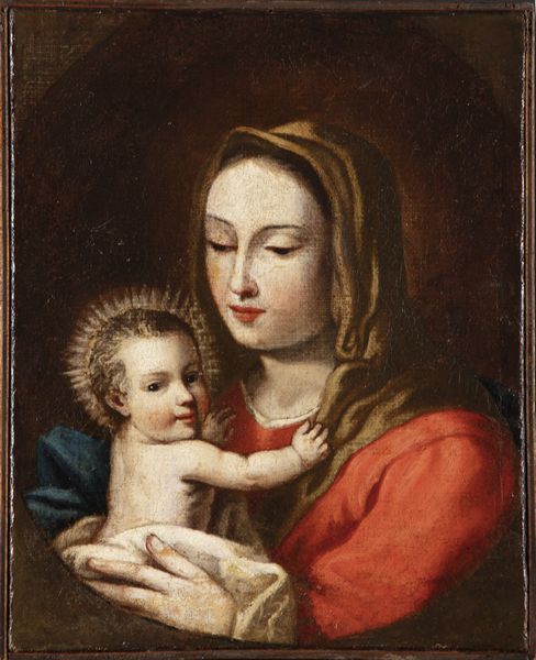 ARTISTA DEL XVIII SECOLO : Madonna con bambino  - Asta Asta 367 | ARTE ANTICA E DEL XIX SECOLO Virtuale - Associazione Nazionale - Case d'Asta italiane