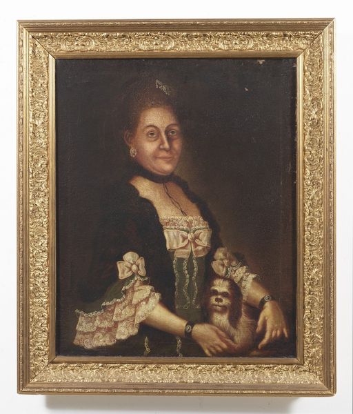 ARTISTA NAPOLETANO DEL XVIII SECOLO : Ritratto di gentildonna con cagnolino  - Asta Asta 367 | ARTE ANTICA E DEL XIX SECOLO Virtuale - Associazione Nazionale - Case d'Asta italiane