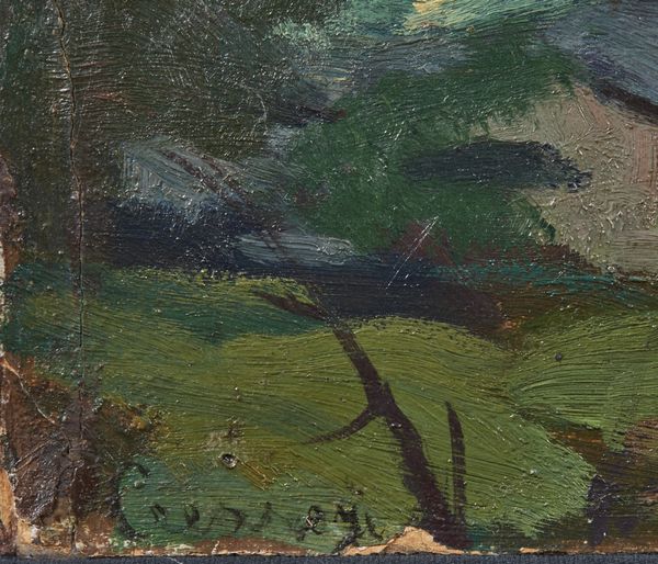 CRESSERI GAETANO (1870 - 1933) : Paesaggio montano  - Asta Asta 367 | ARTE ANTICA E DEL XIX SECOLO Virtuale - Associazione Nazionale - Case d'Asta italiane