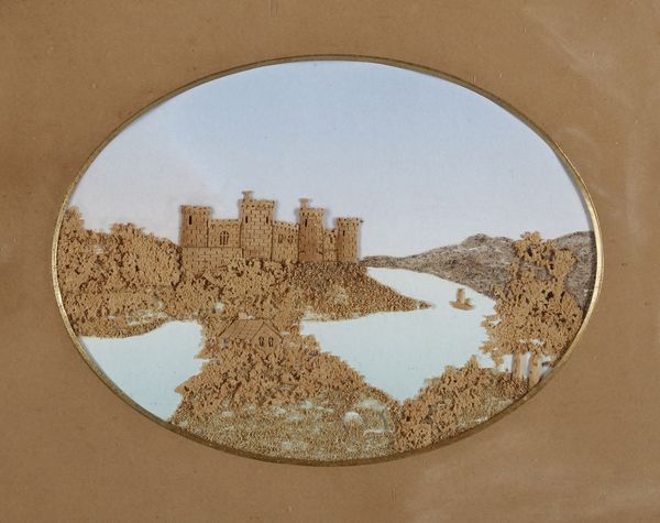 ARTISTA DEL XIX SECOLO : Coppia di fregi in sughero con paesaggi dipinti in policromia  - Asta Asta 367 | ARTE ANTICA E DEL XIX SECOLO Virtuale - Associazione Nazionale - Case d'Asta italiane