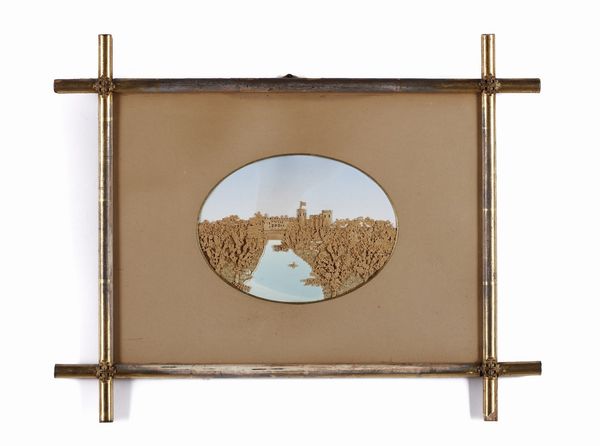 ARTISTA DEL XIX SECOLO : Coppia di fregi in sughero con paesaggi dipinti in policromia  - Asta Asta 367 | ARTE ANTICA E DEL XIX SECOLO Virtuale - Associazione Nazionale - Case d'Asta italiane