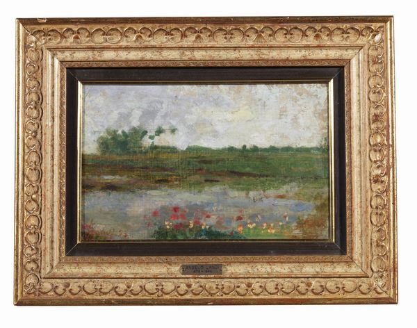 LANDI ANGELO (1879 - 1944) : Paesaggio  - Asta Asta 367 | ARTE ANTICA E DEL XIX SECOLO Virtuale - Associazione Nazionale - Case d'Asta italiane