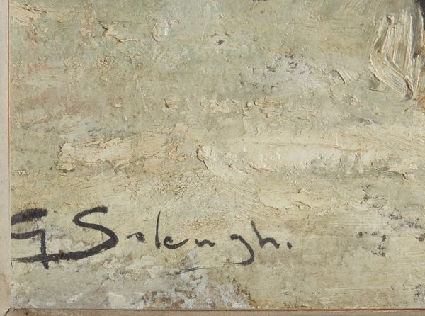 SOLENGHI  GIUSEPPE (1879 - 1944) : Paesaggio innevato con carrozza e personaggio  - Asta Asta 367 | ARTE ANTICA E DEL XIX SECOLO Virtuale - Associazione Nazionale - Case d'Asta italiane