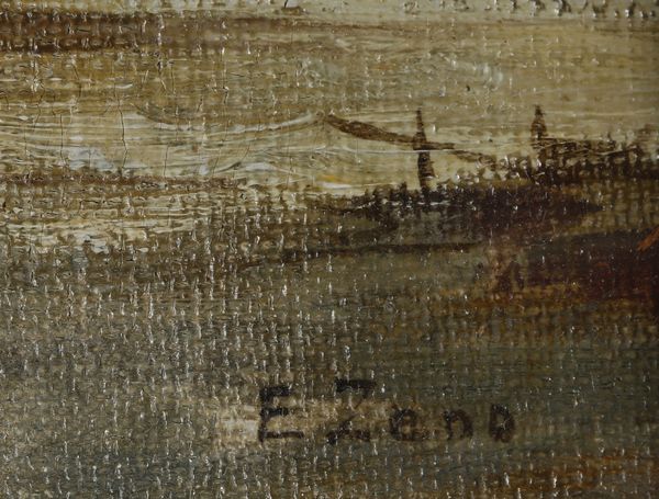 BONIVENTO EUGENIO  (1880 - 1956) : Paesaggio veneziano  - Asta Asta 367 | ARTE ANTICA E DEL XIX SECOLO Virtuale - Associazione Nazionale - Case d'Asta italiane