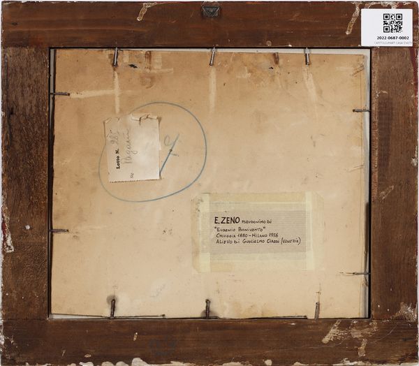 BONIVENTO EUGENIO  (1880 - 1956) : Paesaggio veneziano  - Asta Asta 367 | ARTE ANTICA E DEL XIX SECOLO Virtuale - Associazione Nazionale - Case d'Asta italiane