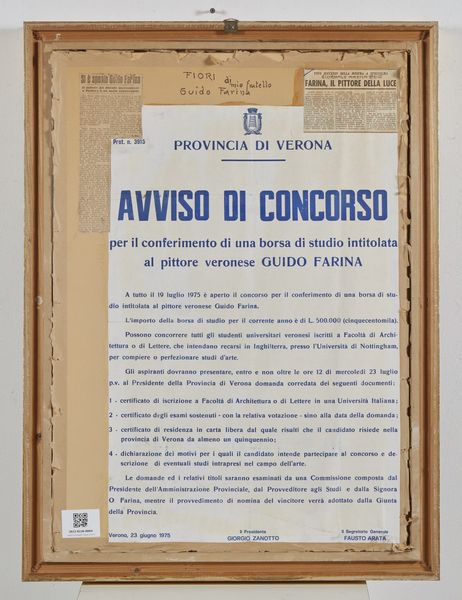 FARINA GUIDO (1896 - 1957) : Fiori di mio fratello  - Asta Asta 367 | ARTE ANTICA E DEL XIX SECOLO Virtuale - Associazione Nazionale - Case d'Asta italiane