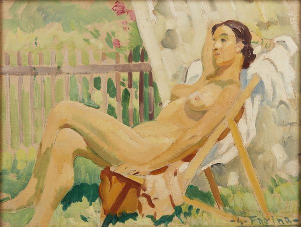 FARINA GUIDO (1896 - 1957) : Nudo femminile  - Asta Asta 367 | ARTE ANTICA E DEL XIX SECOLO Virtuale - Associazione Nazionale - Case d'Asta italiane