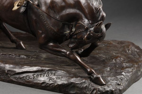 FERRARI GIUSEPPE (1840 - 1905) : Gruppo in bronzo raffigurante una biga romana  - Asta Asta 367 | ARTE ANTICA E DEL XIX SECOLO Virtuale - Associazione Nazionale - Case d'Asta italiane