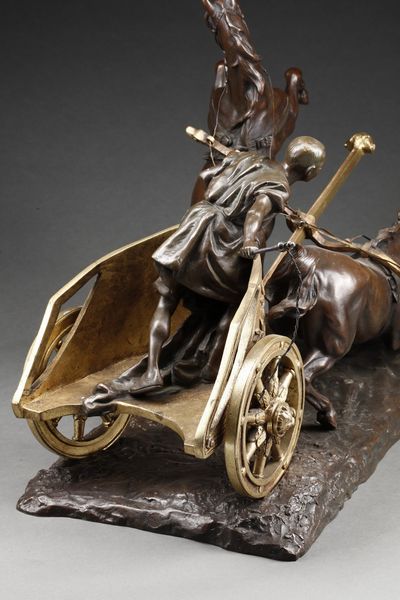 FERRARI GIUSEPPE (1840 - 1905) : Gruppo in bronzo raffigurante una biga romana  - Asta Asta 367 | ARTE ANTICA E DEL XIX SECOLO Virtuale - Associazione Nazionale - Case d'Asta italiane