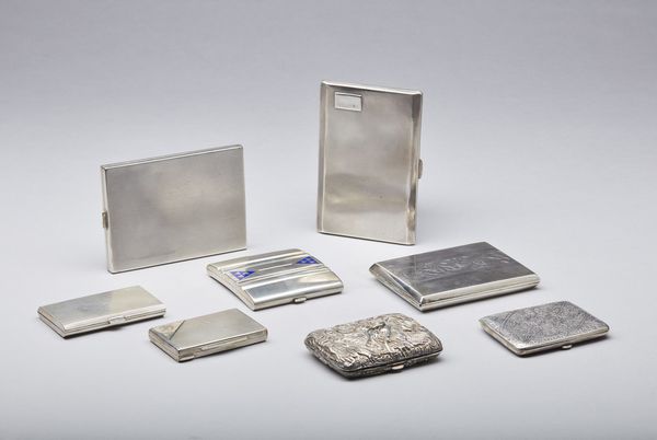 ARGENTIERE DEL XIX-XX SECOLO : Lotto composto da 8 contenitori e portasigarette in argento  - Asta Asta 367 | ARTE ANTICA E DEL XIX SECOLO Virtuale - Associazione Nazionale - Case d'Asta italiane