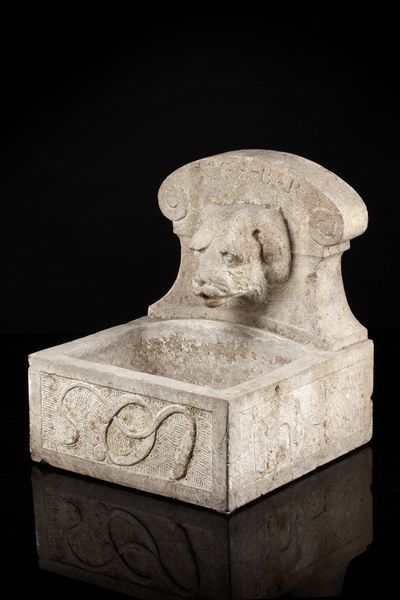 MANIFATTURA DEL XX SECOLO : Fontana in pietra con volto di cane  - Asta Asta 367 | ARTE ANTICA E DEL XIX SECOLO Virtuale - Associazione Nazionale - Case d'Asta italiane