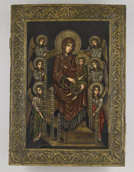 ICONA RUSSA DEL XX SECOLO : Madre di Dio e angeli  - Asta Asta 367 | ARTE ANTICA E DEL XIX SECOLO Virtuale - Associazione Nazionale - Case d'Asta italiane