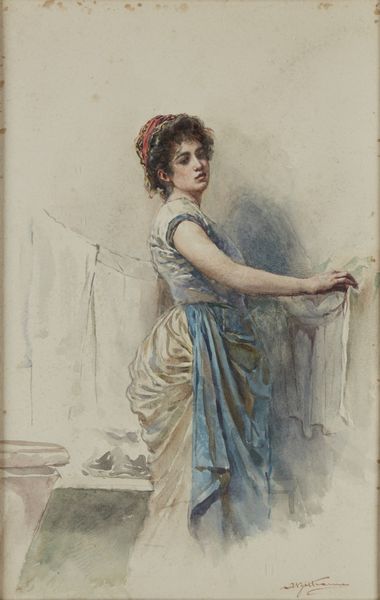 BELTRAME ACHILLE (1871 - 1945) : Lavandaia  - Asta Asta 367 | ARTE ANTICA E DEL XIX SECOLO Virtuale - Associazione Nazionale - Case d'Asta italiane