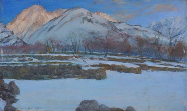 CRESSERI GAETANO (1870 - 1933) : Paesaggio innevato  - Asta Asta 367 | ARTE ANTICA E DEL XIX SECOLO Virtuale - Associazione Nazionale - Case d'Asta italiane
