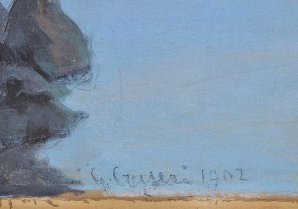 CRESSERI GAETANO (1870 - 1933) : Paesaggio innevato  - Asta Asta 367 | ARTE ANTICA E DEL XIX SECOLO Virtuale - Associazione Nazionale - Case d'Asta italiane