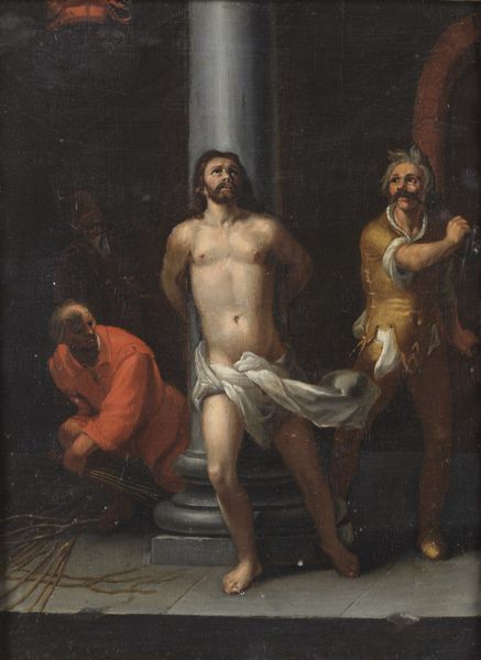 CALVAERT DIONISIO (1540 - 1619) : Flagellazione di Cristo  - Asta Asta 367 | ARTE ANTICA E DEL XIX SECOLO Virtuale - Associazione Nazionale - Case d'Asta italiane
