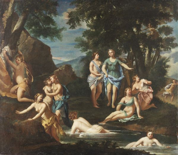 ARTISTA BOLOGNESE DEL XVII SECOLO : Ninfe al bagno  - Asta Asta 367 | ARTE ANTICA E DEL XIX SECOLO Virtuale - Associazione Nazionale - Case d'Asta italiane