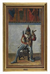 VENTURI ROBERTO (1846 - 1883) : Paggio  - Asta Asta 367 | ARTE ANTICA E DEL XIX SECOLO Virtuale - Associazione Nazionale - Case d'Asta italiane
