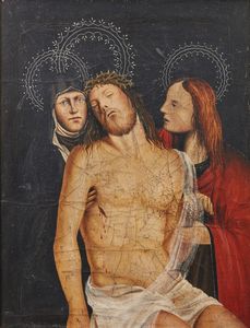 ARTISTA DEL XIX SECOLO - Deposizione con la Vergine e San Giovanni